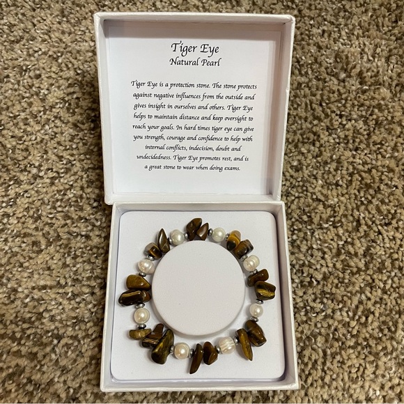 Natural Freshwater Pearls bracelet mix with Stone Nuggets Gemstone - Picture 10 of 12